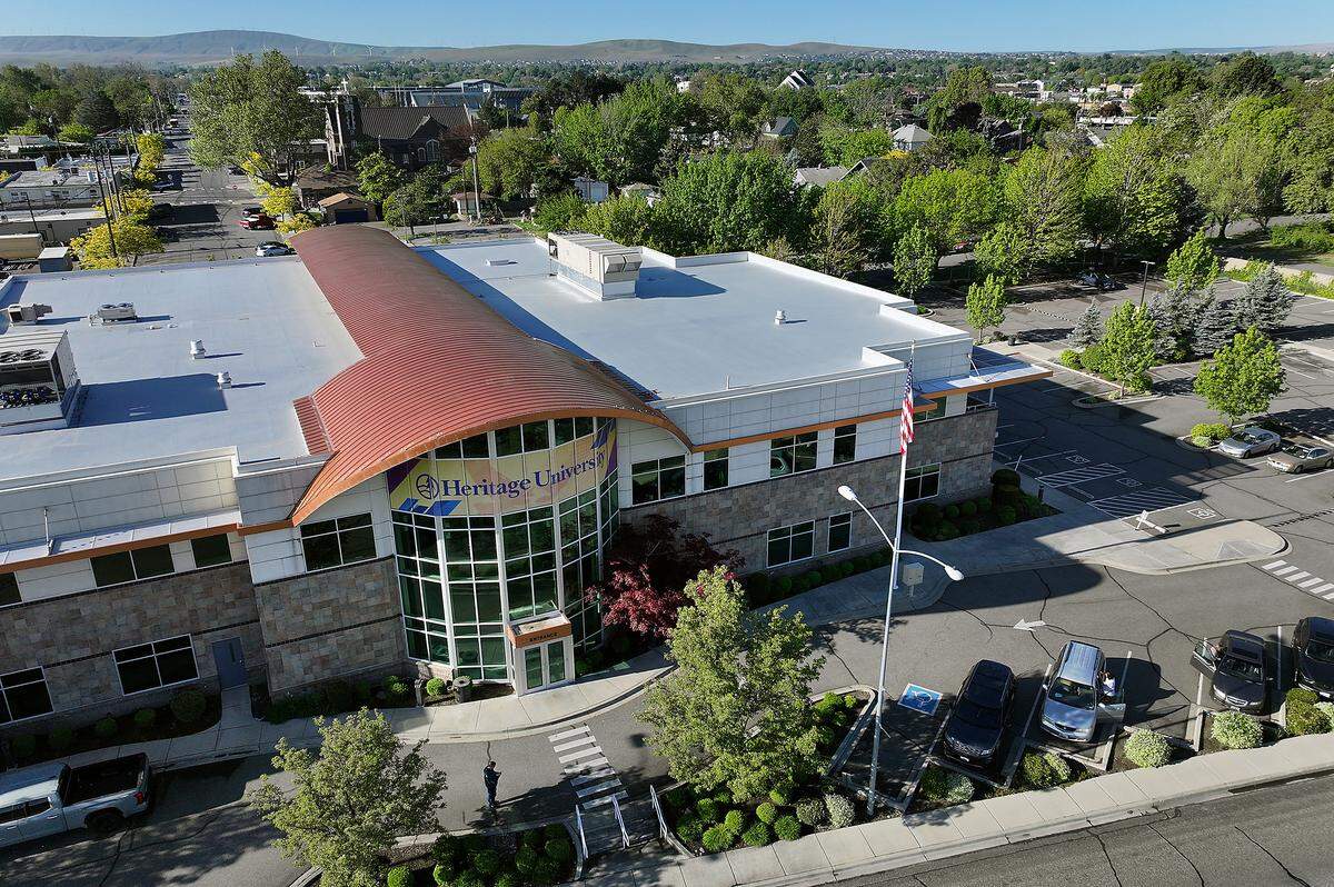 The Heritage University Tri-Cities campus is at 333 W. Canal Dr. in downtown Kennewick.