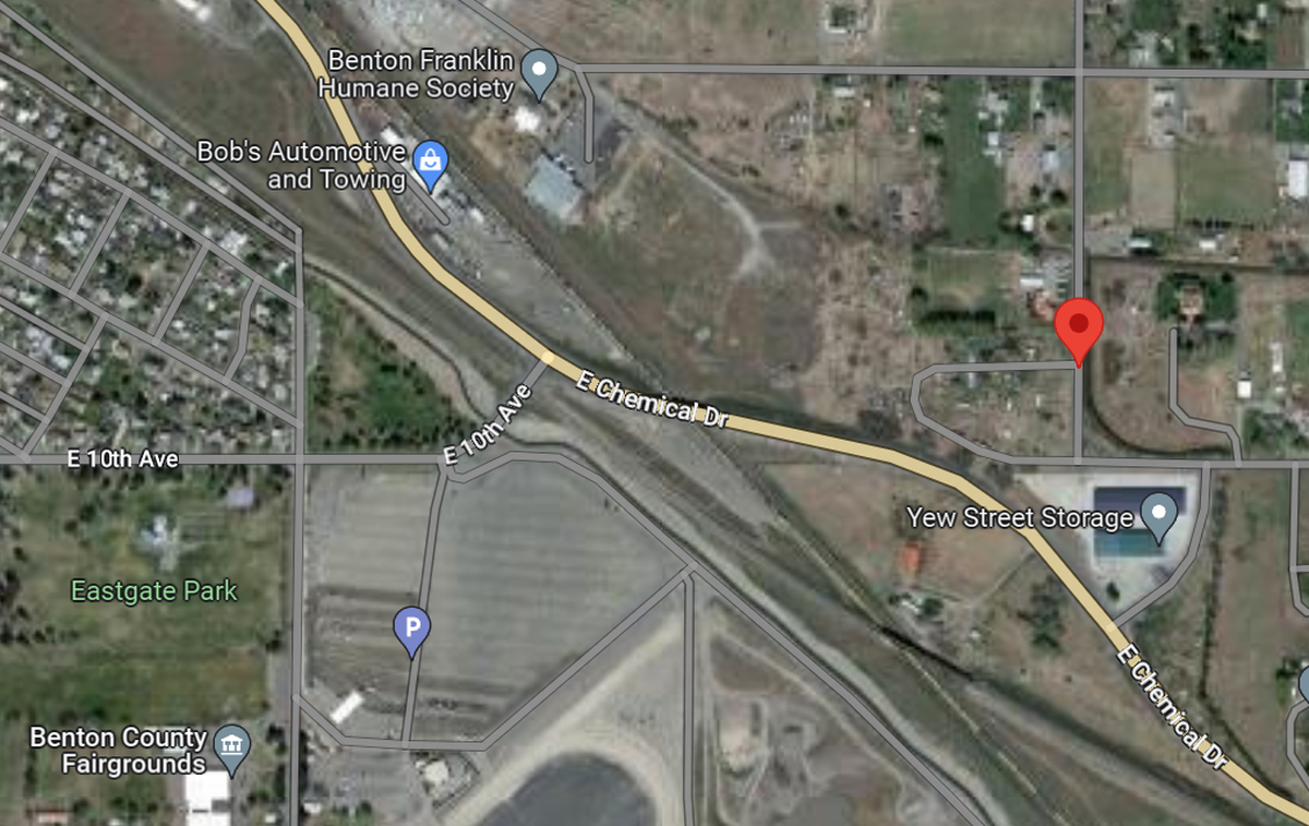 A body was found in the Finley area near 10th and Yew on Tuesday, March 14, 2023.