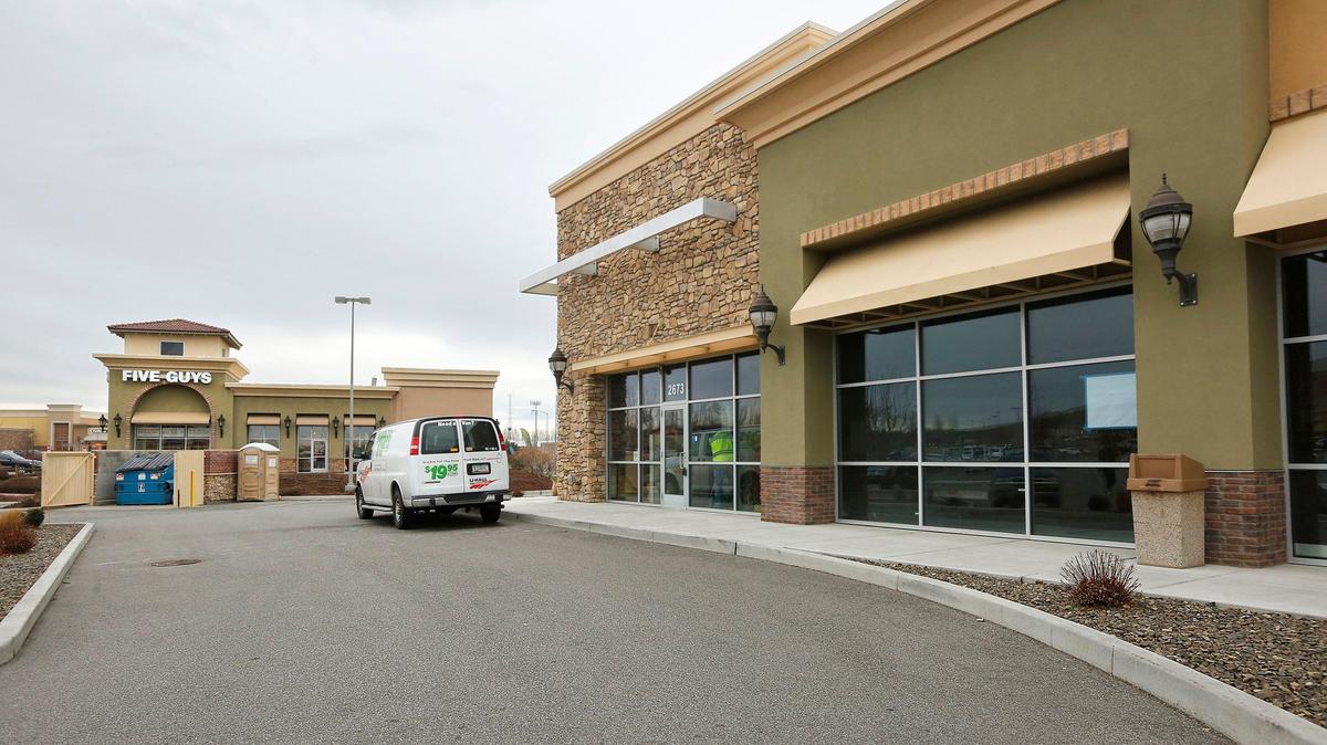 A $560,000 renovation is underway for a new restaurant at this empty space at The Vintner Square shopping center that used to hold a Qdoba.