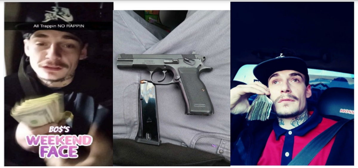 Jonathan Ard’s phone held several pictures and social media posts he took that idealized a criminal lifestyle, according to a court document.