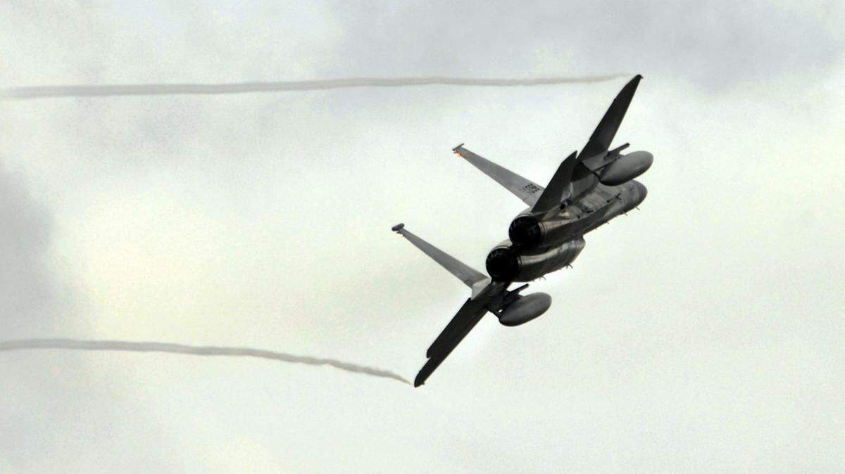 Oregon Air National Guard F-15 Eagles from the 142nd Fighter Wing respond to defend Oregon and the Pacific Northwest.