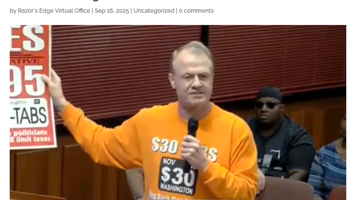 Remember Tim Eyman? He's bearing bad news - for his own side
