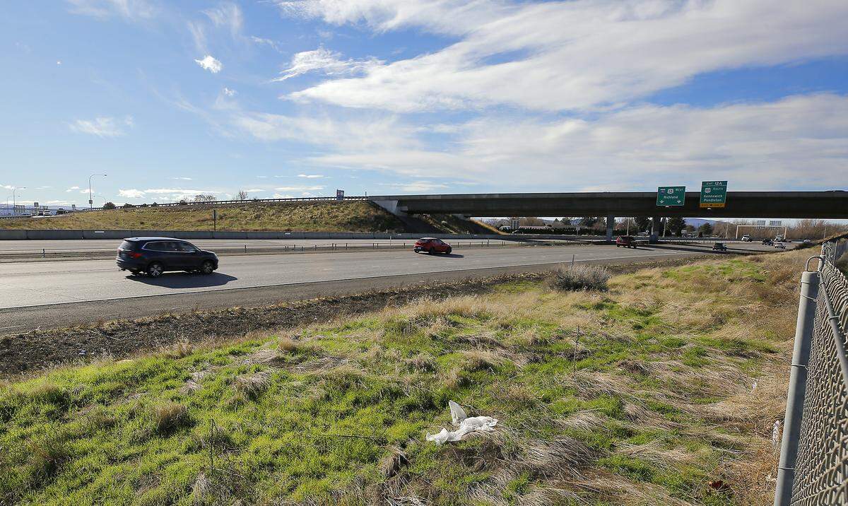 A woman is dead after a teen driver lost control of his pickup near this stretch of Interstate 182 in Pasco and struck her car on Friday night, according to the Washington State Patrol. 