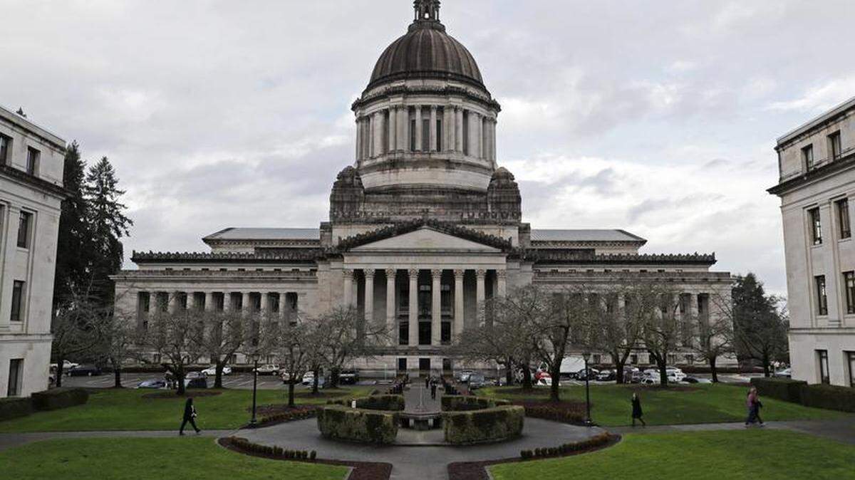 The state capitol in Olympia.