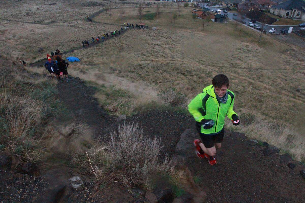 The steps on the Badger Mountain Trail will get improved next year.