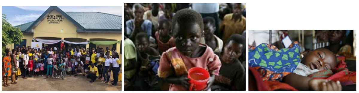 Photos posted on a Facebook page that asked people posting comments to donate to God’s Time Orphanage Home Foundation were taken from another orphanage or newspaper articles, according to court documents.