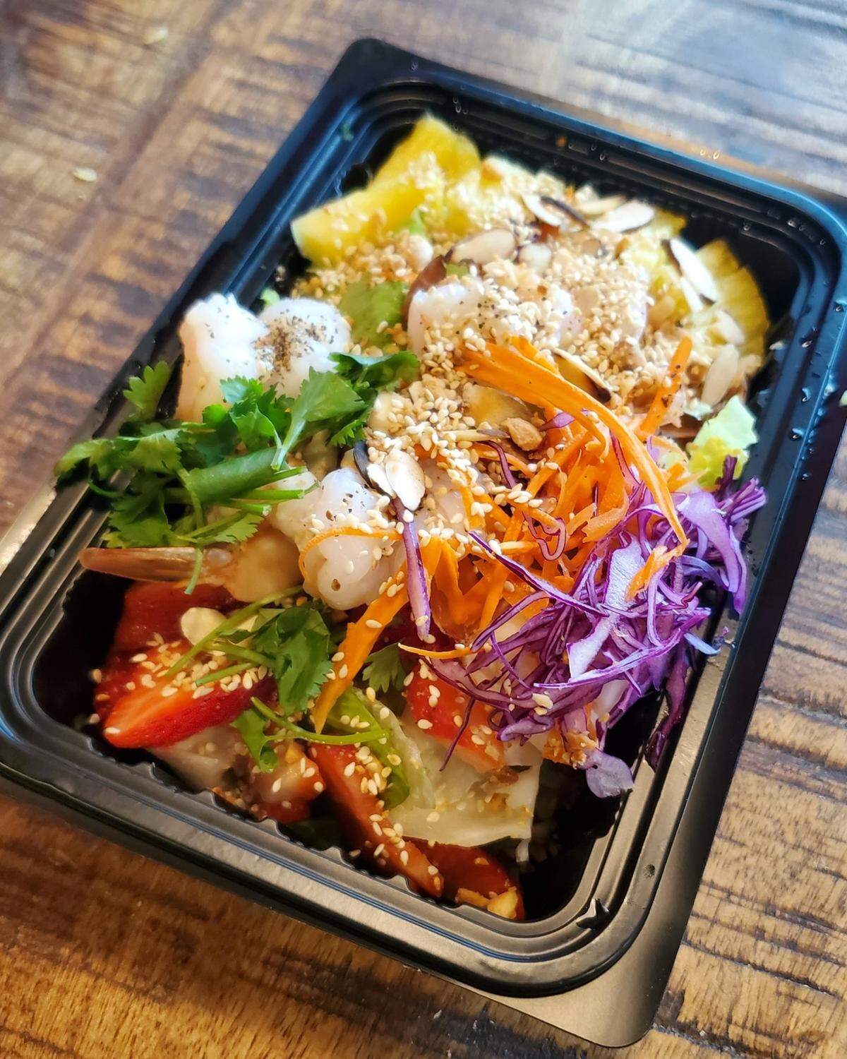 Yum Yai Salad with prawns