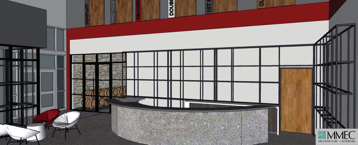 After COVID caused a six-month delay, construction on Bookwalter Winery’s expansion will begin in September. The 20,000 square foot building featured in this rendering is one road over from its current facility in Richland, and will include a production facility, offices and a tasting room.