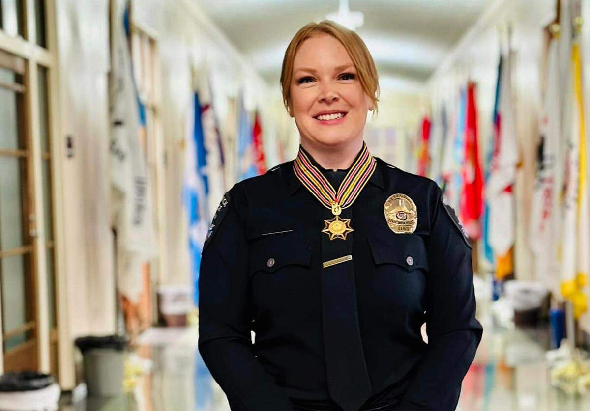 Kennewick Police Detective Liz Grant earns national award for her criminal investigations work on a serial rapist case.