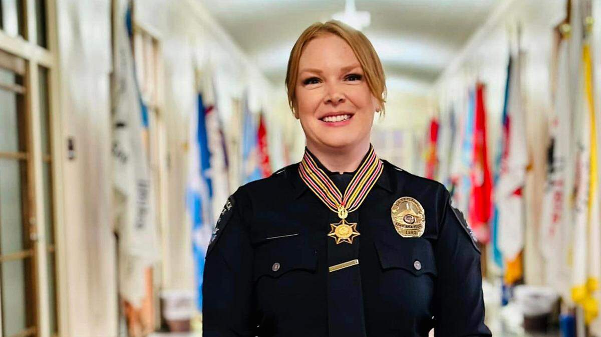 Kennewick Police Detective Liz Grant earns national award for her criminal investigations work on a serial rapist case.