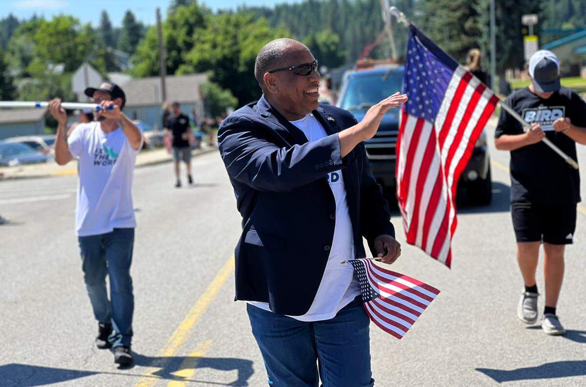 Semi Bird posted this photo from his June 2023 campaign stop in the town of Newport while campaigning for Washington governor.
