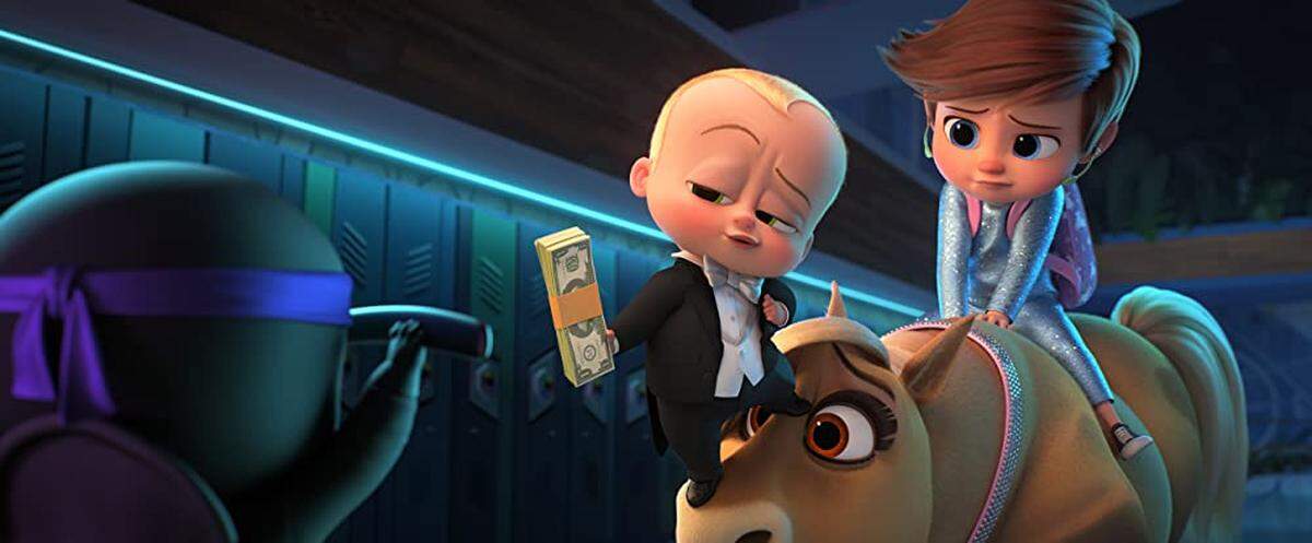 Alec Baldwin and James Marsden in “The Boss Baby: Family Business.”