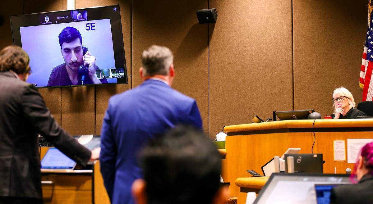 Abdullah A. Hussein makes his first appearance in Benton County Superior Court on Feb. 3. 