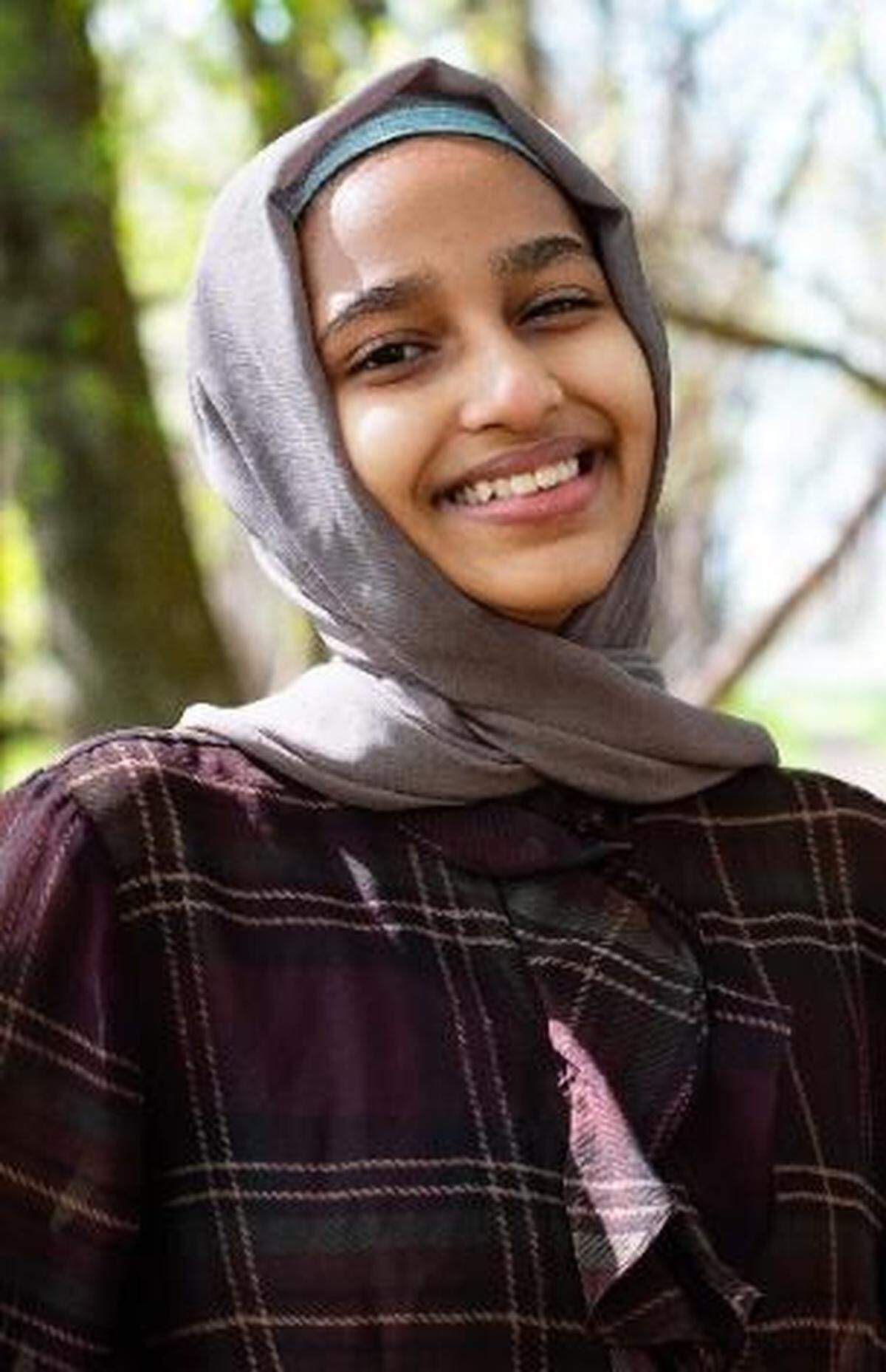 Rawan Osman, 14, is competing in the Miss Juneteenth pageant Friday evening