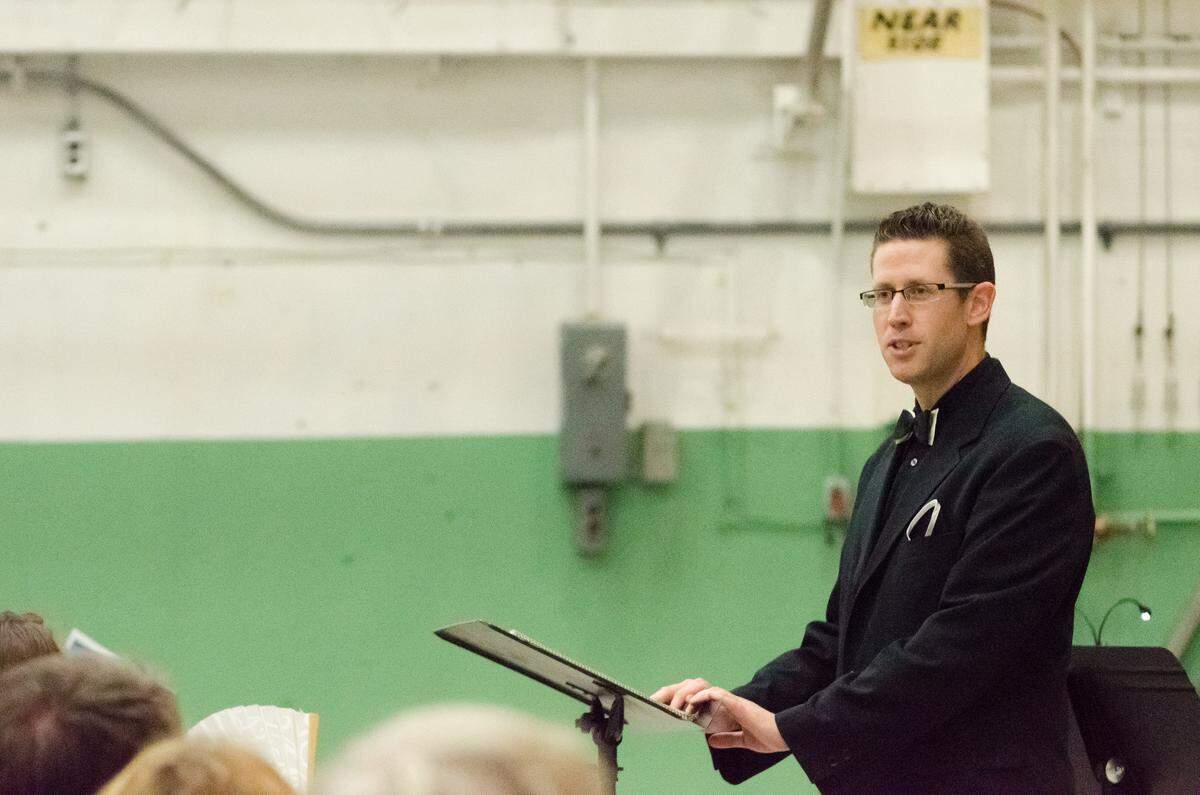 Justin Raffa, artistic director of Mid-Columbia Mastersingers.