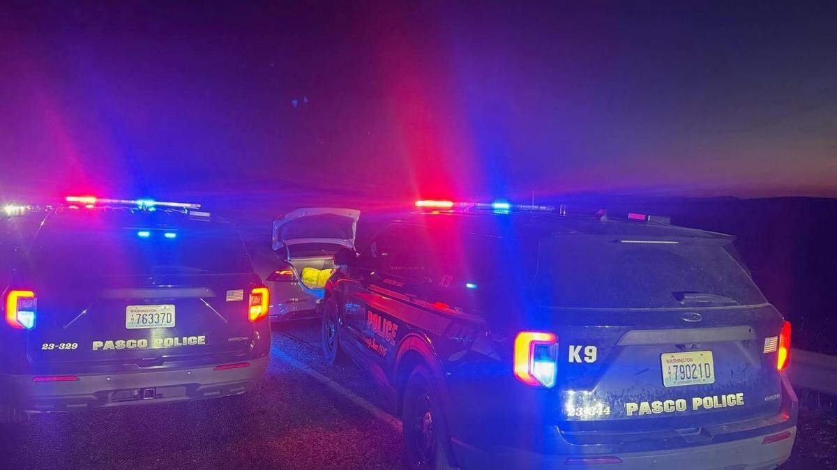 A 31-year-old man was arrested after allegedly leading police on a chase from Pasco into Walla Walla County in a stolen car.