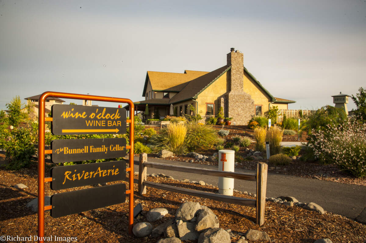 The Bunnell Family Cellar wines are featured at acclaimed Wine o’Clock Wine Bar in Prosser, Wash.