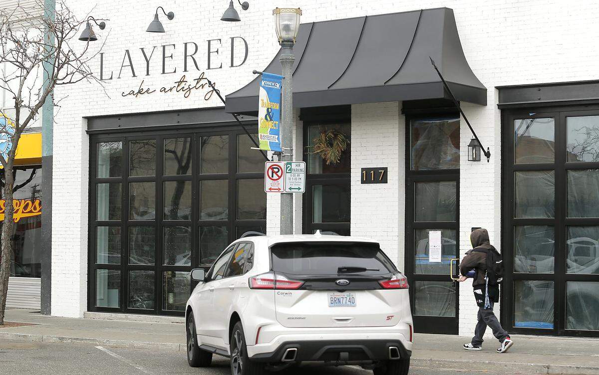 The Layered Cake Artistry building at 117 W. Kennewick Ave. in downtown.