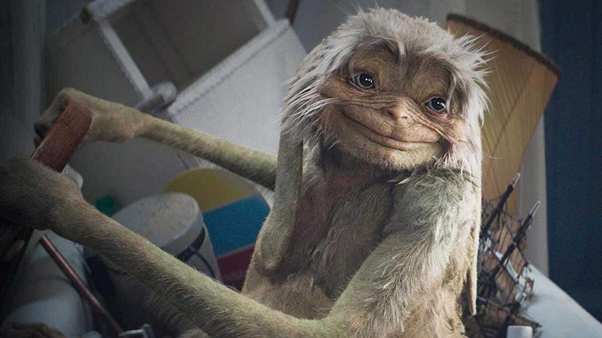 Michael Caine lends his voice to the magical creature in “Four Kids and It.”