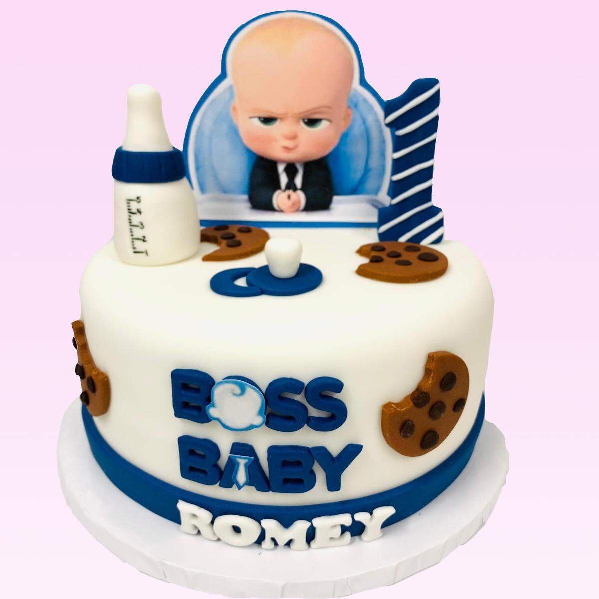 Boss Baby themed cake from Delicakes by Angelica