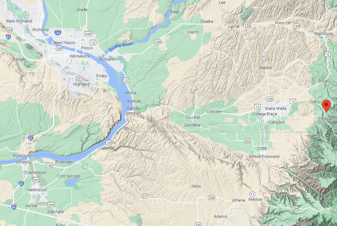 A bear hunter was shot Aug. 5 in Nightingale Canyon just east of Walla Walla, Wash.