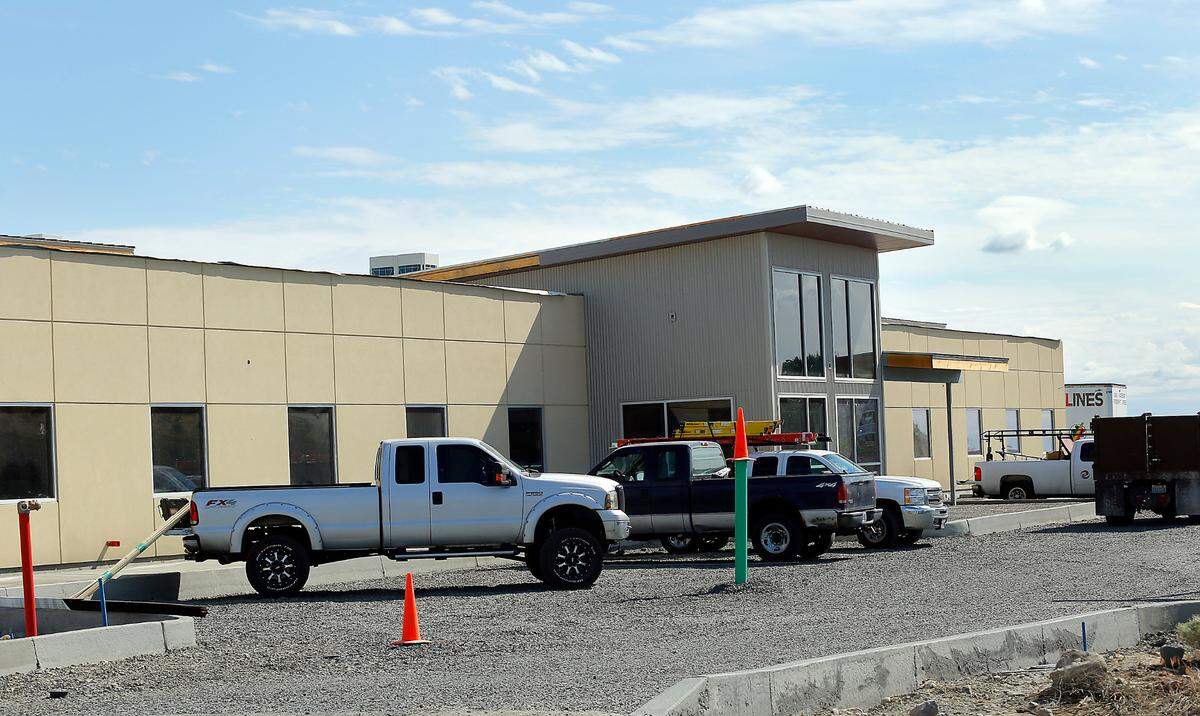 The new $3.5 million Z-Canyon Professional Building on 2.5 acres on South Zintel Way adjacent to the the Zintel Canyon Dam in Kennewick is nearing completion. J-U-B Engineers, Inc. will be moving into the 14,500-square-foot building.