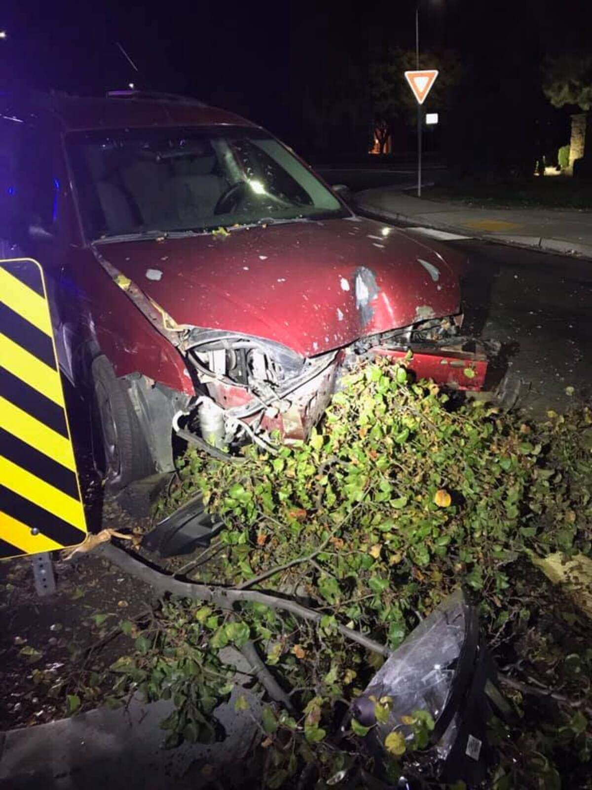An 18-year-old was arrested on suspicion of hit and run from this crash on Oct. 20, said Kennewick police.