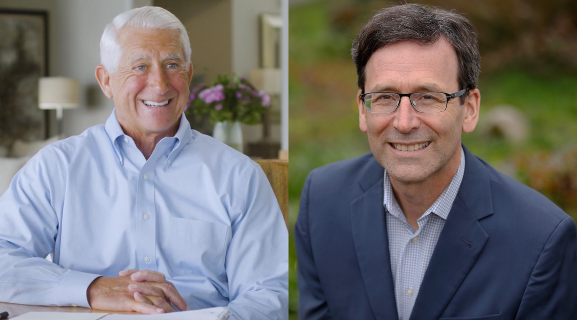Republican Dave Reichert, left, and Democrat Bob Ferguson, right, are both vying to become Washington’s 23rd governor. The candidates will appear on the Nov. 5 general election ballot.
