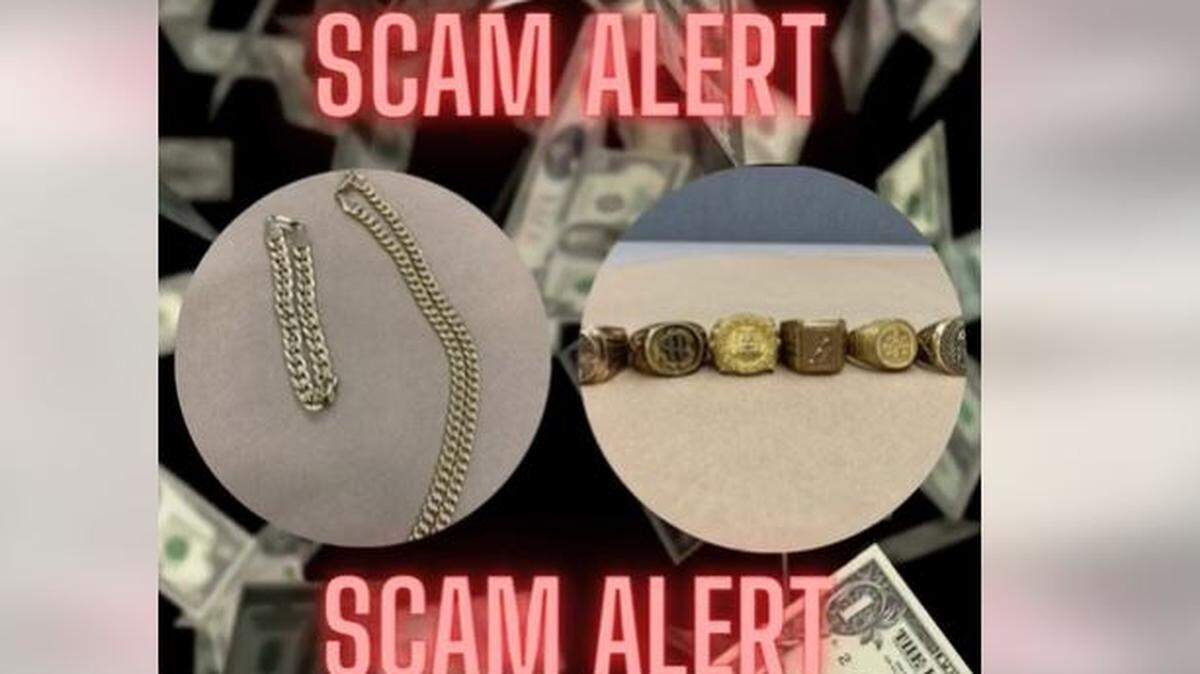 Kennewick police warned of scam artists selling people cheap jewelry for a high markup claiming that it is worth more than it is.