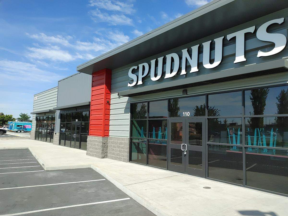 The Kennewick Spudnut shop is next to the Edison Street Food Park near Kamiakin High School.