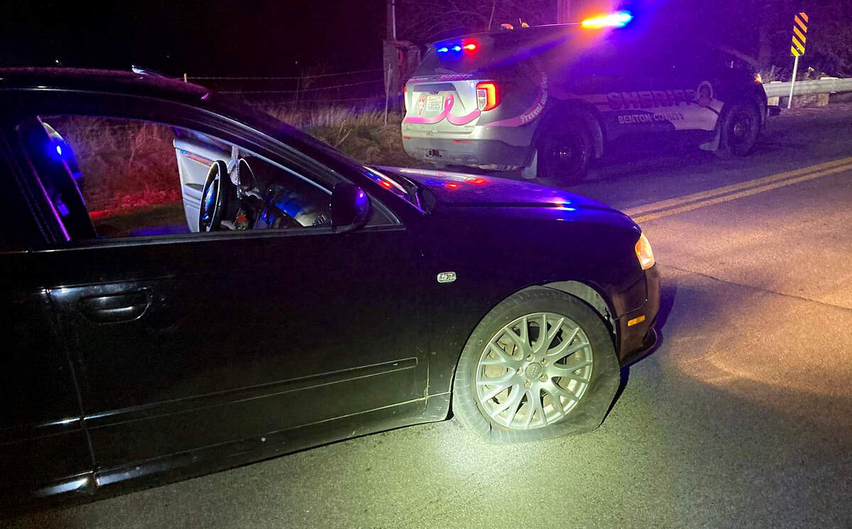 A Prosser man was arrested after allegedly leading police on a chase from Prosser into Benton City. He then allegedly tried to bribe a police officer.