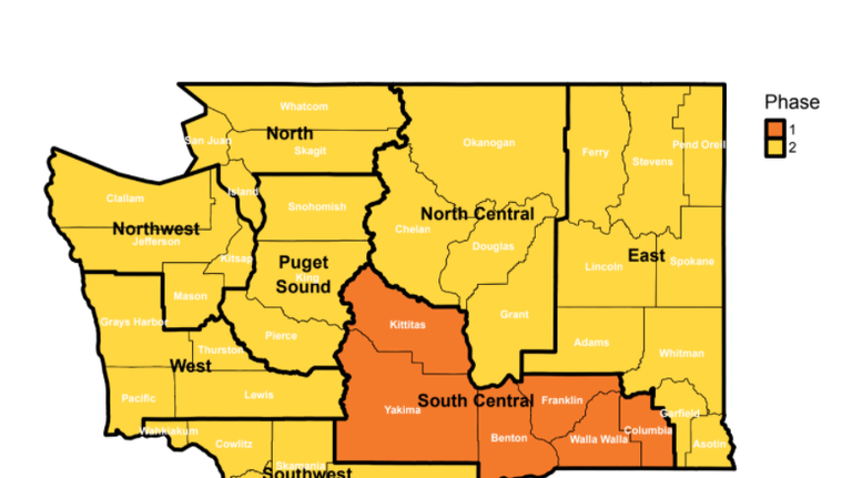 Tri-Cities gets left behind as most of Washington state moves to Phase 2 reopening