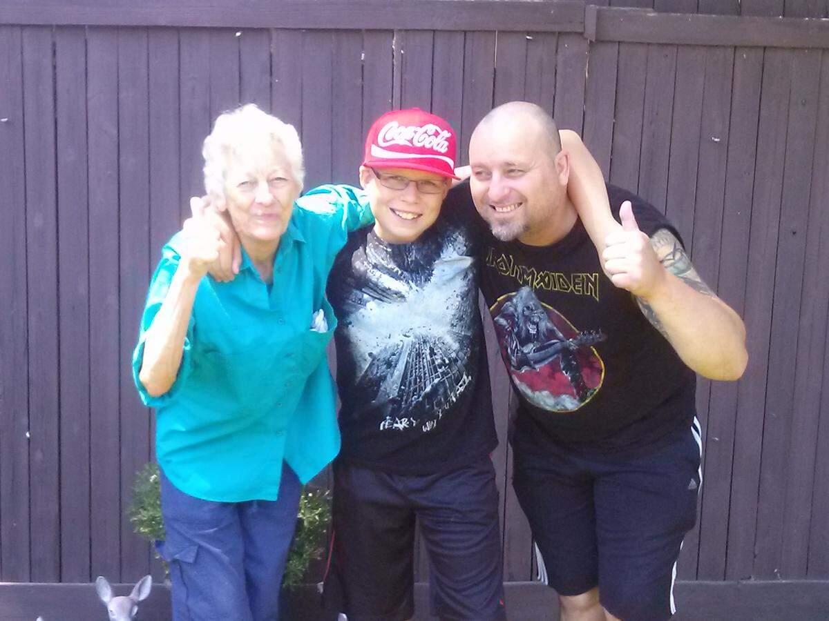 Bonnie Ross, grandson Jakob Ross and son Anthony Ross took this picture about three years ago. Anthony Ross said the past year has been taxing since his mom was murdered, but the family is thankful for justice.