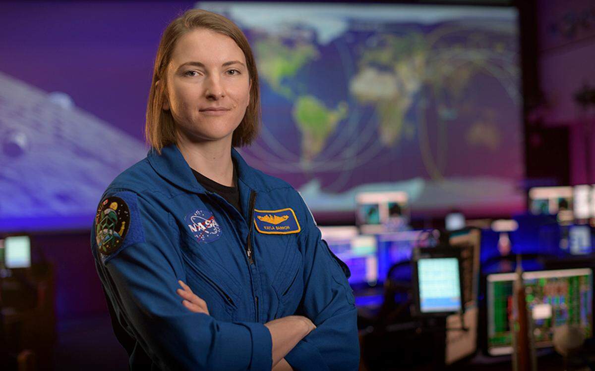 Kayla Barron was one of 18 astronauts named to NASA’s “Artemis Team” to train on hardware that will be used for future missions to the moon.