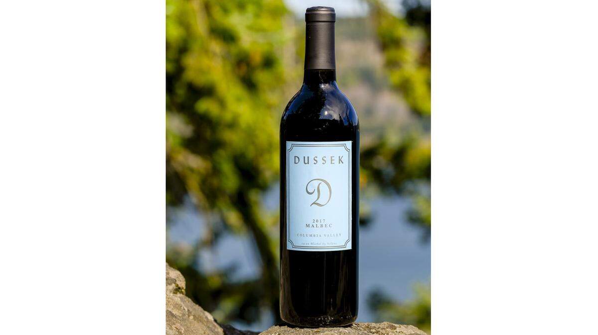 The Dusek 2017 Malbec earned a double gold medal last fall at the Great Northwest Invitational Wine Competition in Hood River, Ore.