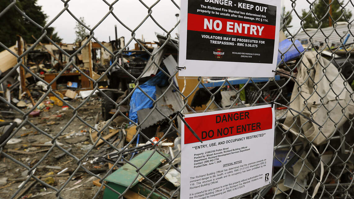Can city now force tear down of burned-out Richland ‘junkyard’ house?