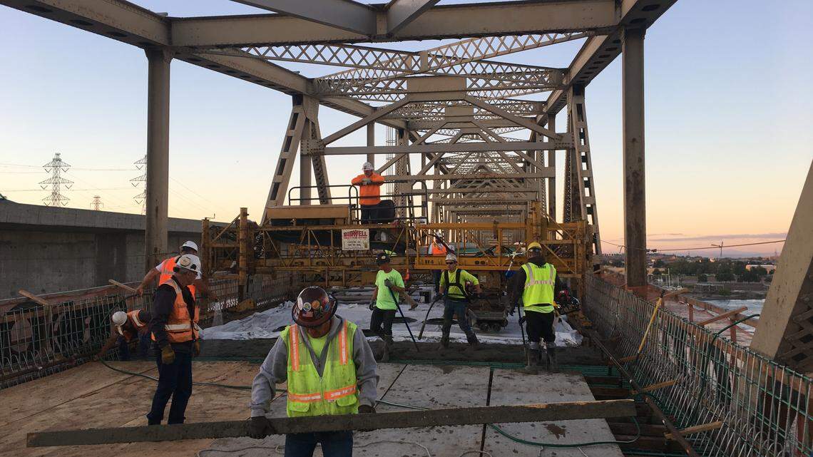 The bridge carrying Interstate 82 into Oregon reopens next week after a two-year $11 million project to rebuild the aging bridge deck. The two-bridge crossing will be fully open in time for July 4, 2019.
