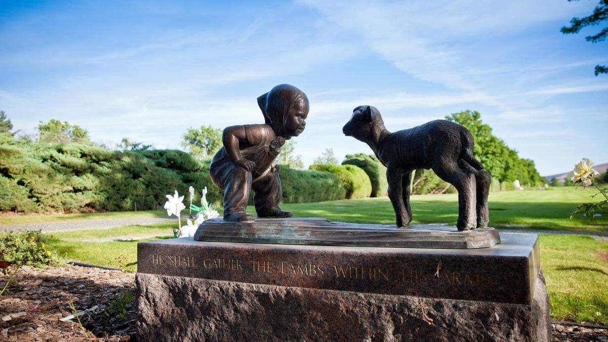 Our Little Lambs at Sunset Memorial Gardens in Richland is a place for babies and children.
