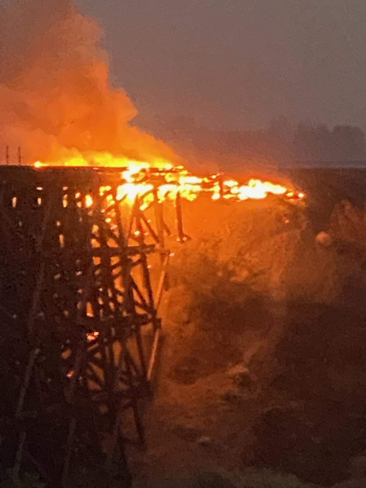 The fierce wildfire in September consumed the 100-year-old trestle spanning the Yakima River.