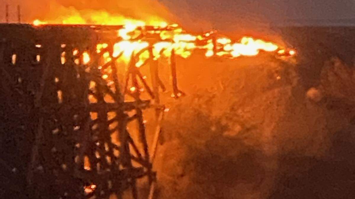 The fierce wildfire near Prosser last year consumed the 100-year-old trestle spanning the Yakima River.