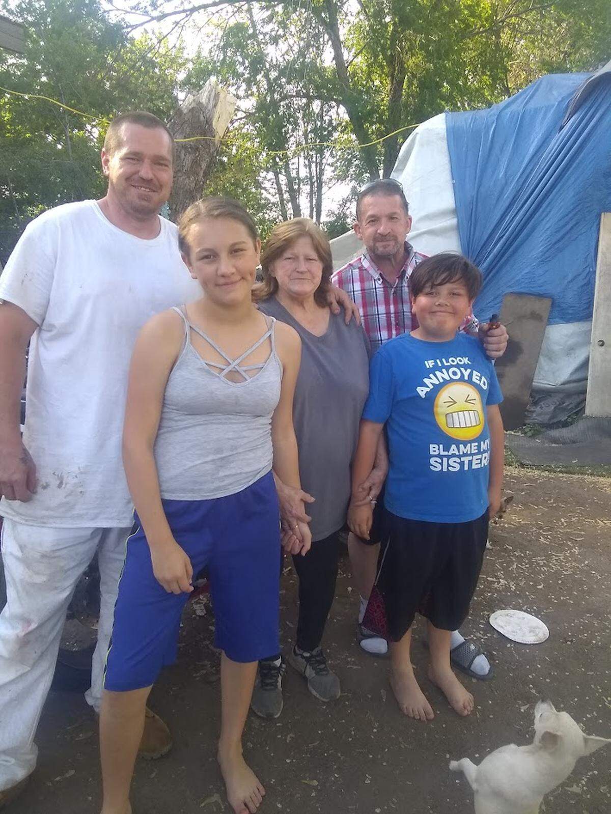 Angelica Santos, pictured here with her family, was a sixth-grade student when she told friends that she was dating a Yakima police officer.