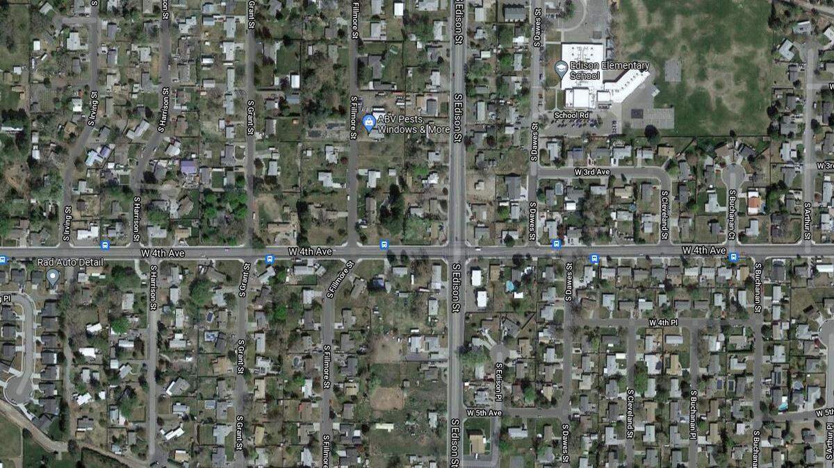 A Kennewick student was hit while crossing the street near Edison Elementary school.