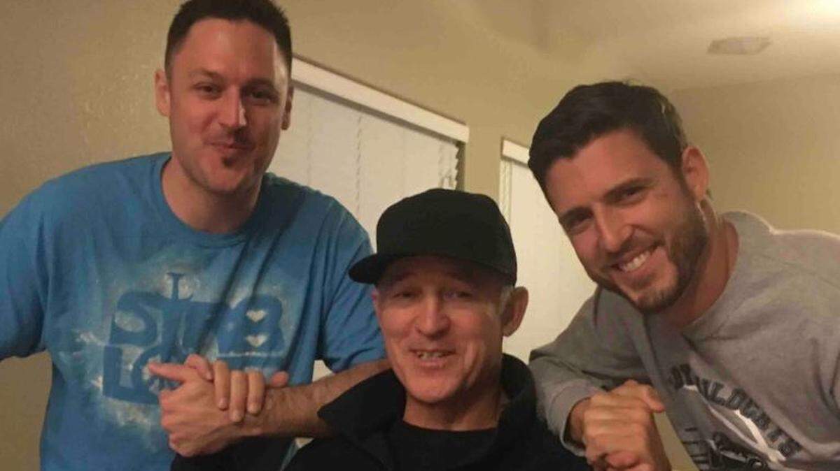 Steve Farrington, center, a longtime coach in a number of sports in the Tri-Cities and one-time baseball coach at both Columbia Basin College and Washington State University, is shown here with sons Tyler, left, and Brady.