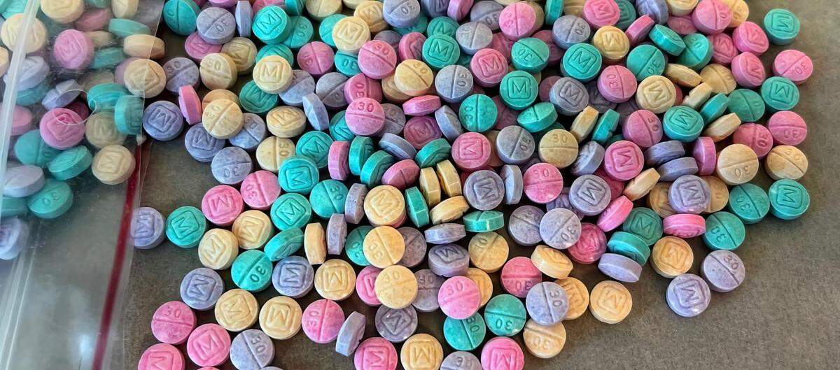 Rainbow fentanyl pills