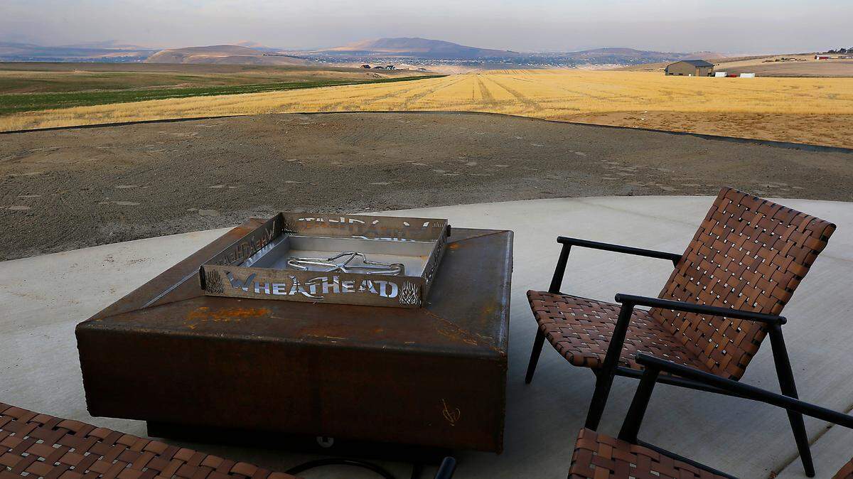 The Wheat Head brewery offers a spectacular view of the Horse Heaven Hills and the Tri-Cities