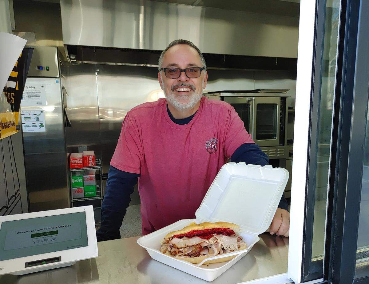 Ron Swanby, owner of Swampy’s BBQ Sauce and Catering, moves into its new home, a custom-built kitchen in Kennewick.