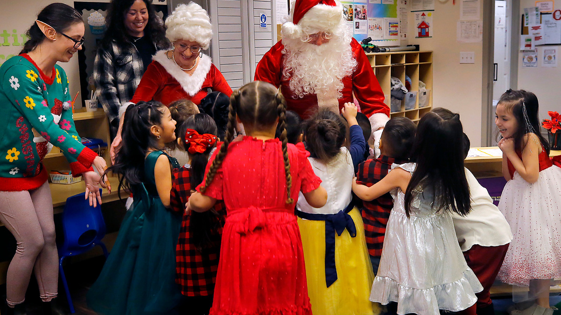 Santa’s here... let the holiday party begin