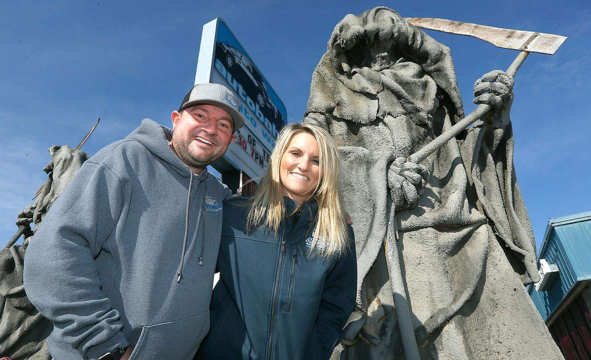 Owners Chad and Rachel Baker are converting the Autobahn car wash at 3928 W. Clearwater Ave. in Kenenwick into a drive-thru haunted tunnel the three days before Halloween.