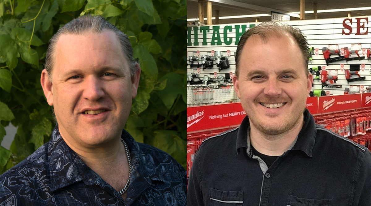 James Czebotar, left, is challenging incumbent David Milne, right, for his District 5 seat on the Pasco City Council.