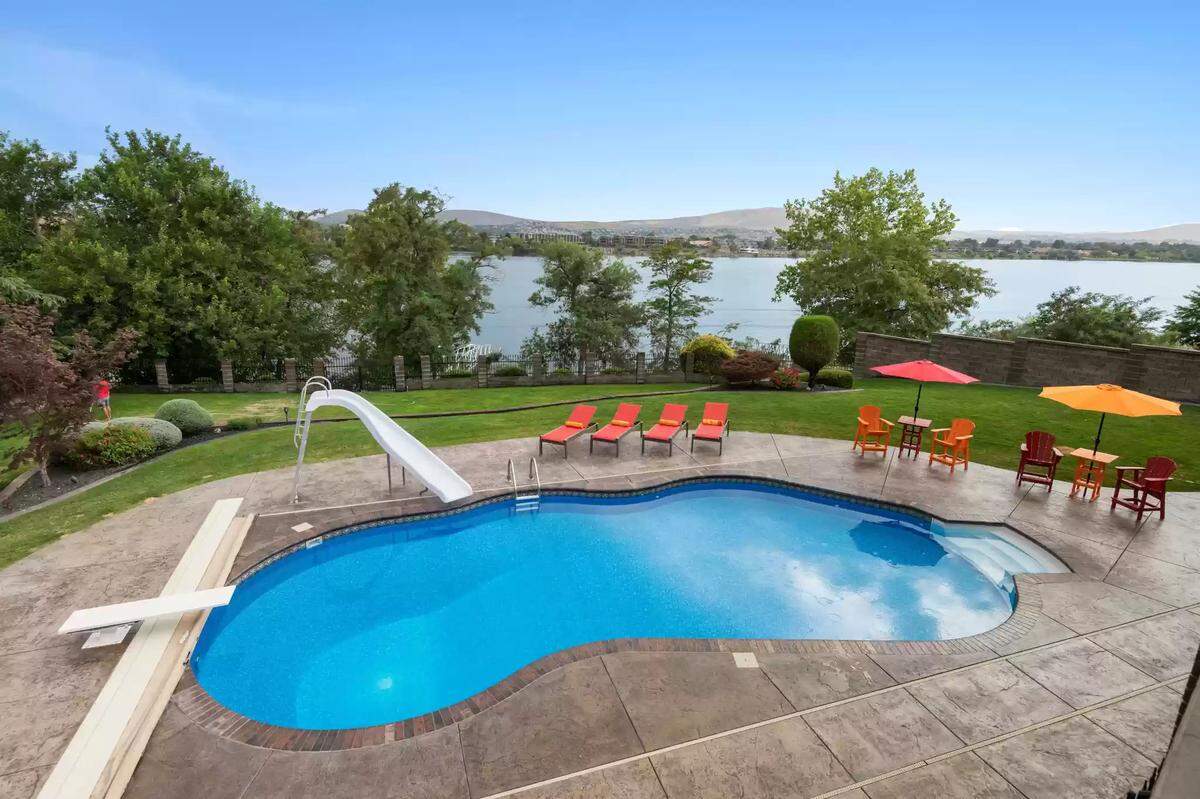 This $3 million riverfront estate is the second-most expensive home for sale in the Tri-Cities, WA, market.